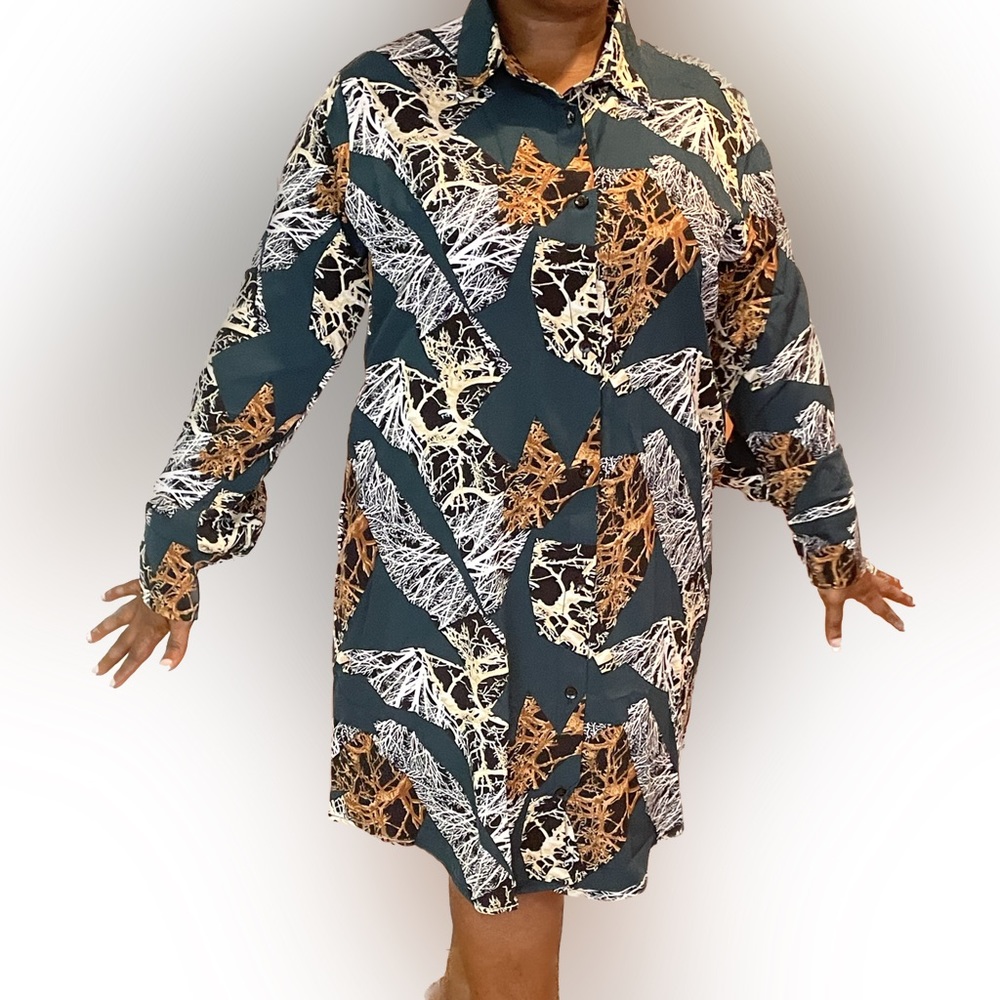 Pretty shirt dress made with love…Bundle & Save 2 for $40
